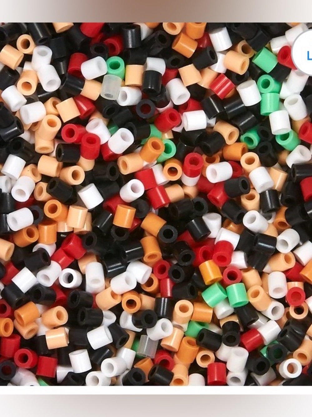 E33 Perler Super Mario Bros. 3 Fused Bead Bucket, Ages 6 and up, 5003 Pieces - Picture 4 of 5